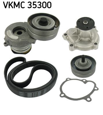 Водяной насос + комплект ручейковых ремней SKF VKMC 35300
