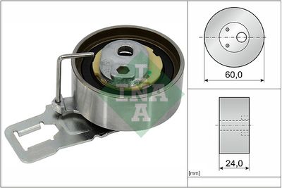 Натяжной ролик, ремень ГРМ Schaeffler INA 531 0829 10