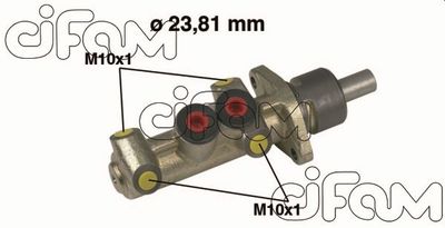 Главный тормозной цилиндр CIFAM 202-222
