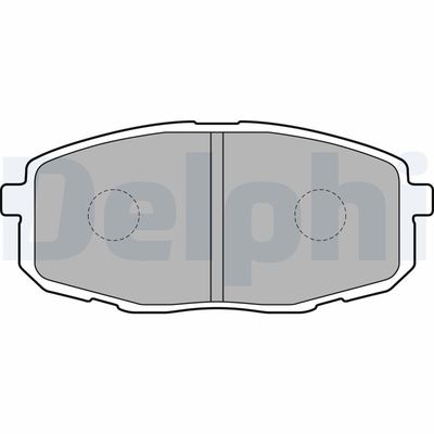 Bremžu uzliku kompl., Disku bremzes DELPHI LP1819