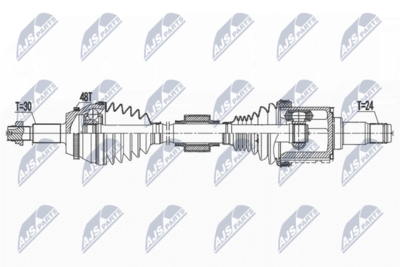 Приводной вал NTY NPW-TY-161