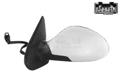 Ārējais atpakaļskata spogulis VAN WEZEL 4934817