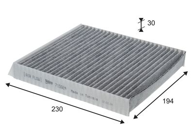Фильтр, воздух во внутренном пространстве VALEO 715924