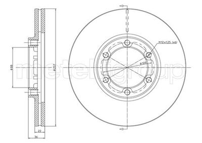 Тормозной диск METELLI 23-0351