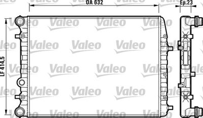 Radiators, Motora dzesēšanas sistēma VALEO 732862