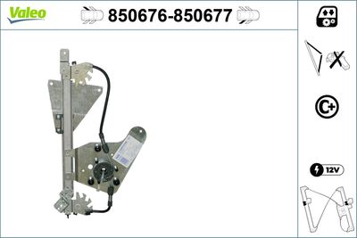 Стеклоподъемник VALEO 850676
