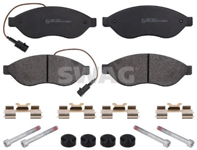 Bremžu uzliku kompl., Disku bremzes SWAG 33107381