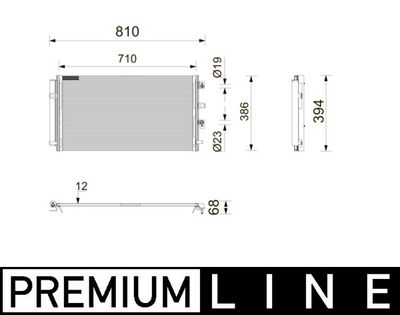 Kondensators, Gaisa kond. sistēma MAHLE AC 1208 000P
