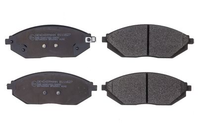 Комплект тормозных колодок, дисковый тормоз DENCKERMANN B111627