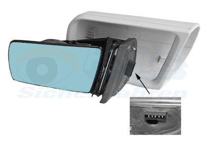 VAN WEZEL 3031807 Ārējais atpakaļskata spogulis