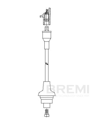Augstsprieguma vads BREMI 6A35/92