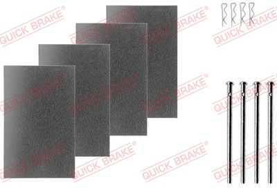 Комплектующие, колодки дискового тормоза QUICK BRAKE 109-0983R