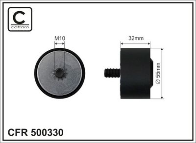 Паразитный / ведущий ролик, поликлиновой ремень CAFFARO 500330