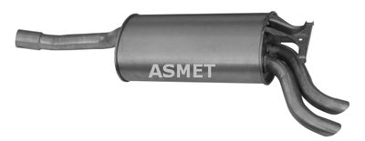 Глушитель выхлопных газов конечный ASMET 01.050