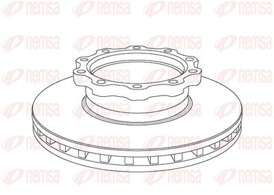 Bremžu diski REMSA NCA1038.20