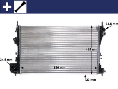 Radiators, Motora dzesēšanas sistēma MAHLE CR 40 000S