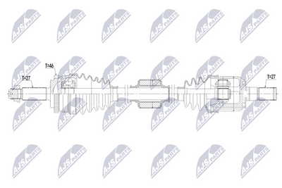 Приводной вал NTY NPW-HY-661