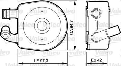 Eļļas radiators, Motoreļļa VALEO 818888