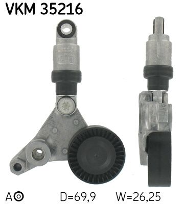 Натяжитель ремня, клиновой зубча SKF VKM 35216