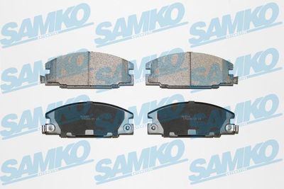 Комплект тормозных колодок, дисковый тормоз SAMKO 5SP685