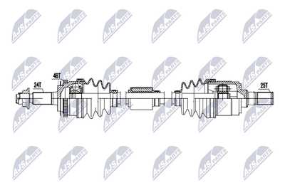 Приводной вал NTY NPW-KA-402