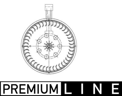 Вентилятор салона MAHLE AB 68 000P