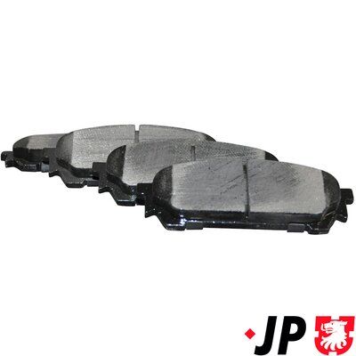 Комплект тормозных колодок, дисковый тормоз JP GROUP 4663700210