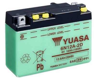 Startera akumulatoru baterija YUASA 6N12A-2D