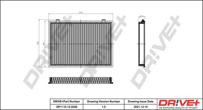Фильтр, воздух во внутренном пространстве Dr!ve+ DP1110.12.0259