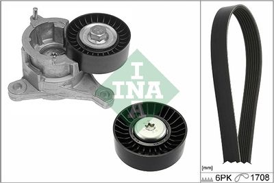 Ķīļrievu siksnu komplekts Schaeffler INA 529 0184 10