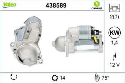 Starteris VALEO 438589