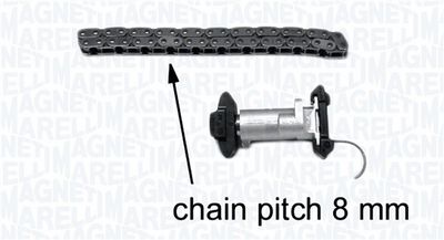 Комплект цели привода распредвала MAGNETI MARELLI 341500001572