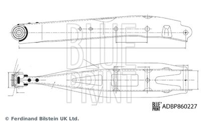 Neatkarīgās balstiekārtas svira, Riteņa piekare BLUE PRINT ADBP860227