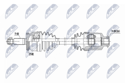 Приводной вал NTY NPW-HY-643