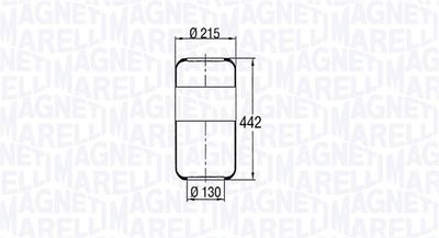 Pneimoatsperes spilvens, Pneimopiekare MAGNETI MARELLI 030607020046