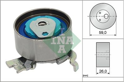 Натяжной ролик, ремень ГРМ Schaeffler INA 531 0679 30
