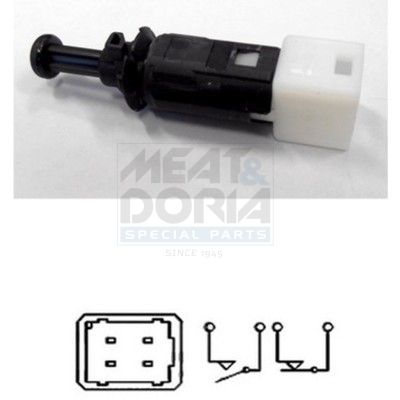 Выключатель фонаря сигнала торможения MEAT & DORIA 35033