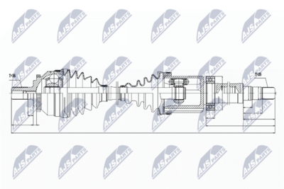 Приводной вал NTY NPW-VV-029