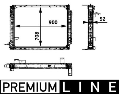 Radiators, Motora dzesēšanas sistēma MAHLE CR 732 000P