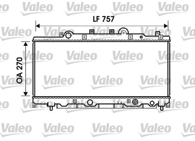 Radiators, Motora dzesēšanas sistēma VALEO 734235