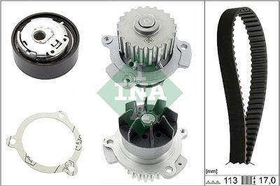 Ūdenssūknis + Zobsiksnas komplekts Schaeffler INA 530 0663 30