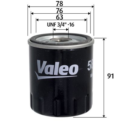 Масляный фильтр VALEO 586157