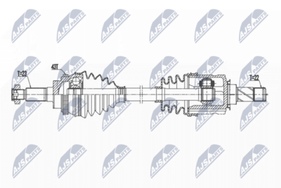 Приводной вал NTY NPW-PL-123