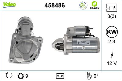 Starteris VALEO 458486