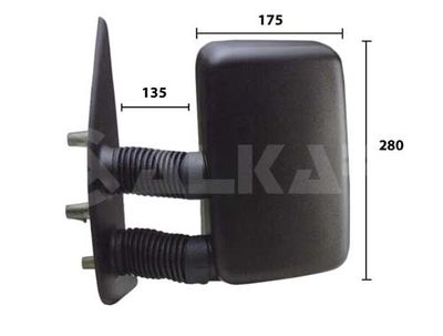 Ārējais atpakaļskata spogulis ALKAR 9252961