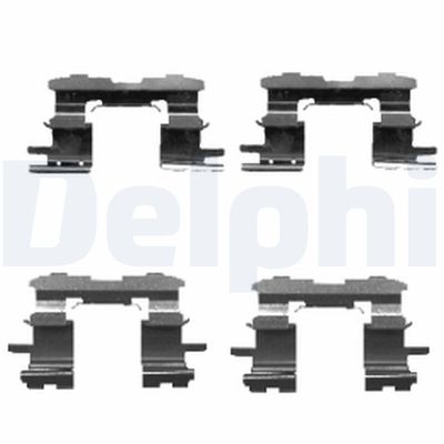 Piederumu komplekts, Disku bremžu uzlikas DELPHI LX0447