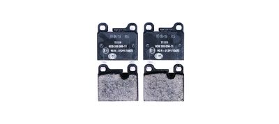 Bremžu uzliku kompl., Disku bremzes HELLA 8DB 355 008-111