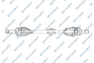 Приводной вал GSP 224478