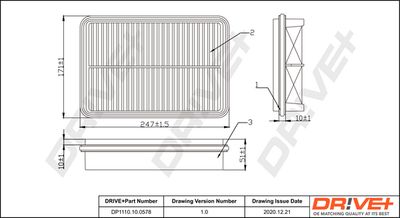 Воздушный фильтр Dr!ve+ DP1110.10.0578