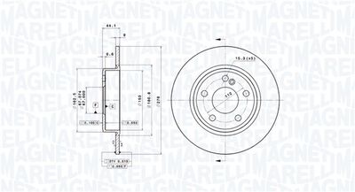 Тормозной диск MAGNETI MARELLI 360406112201